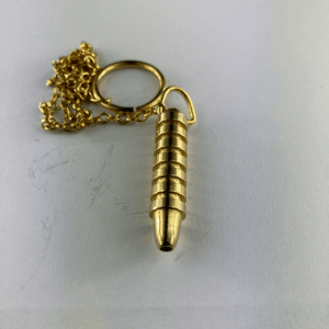 PENDOLO OTTONE LUCIDO ISIDE 7 - 4 CM