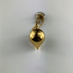 PENDOLO OTTONE LUCIDO A GOCCIA 2,5 CM
