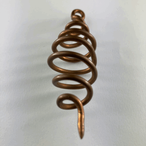 PENDOLO RAME A SPIRALE 8 CM
