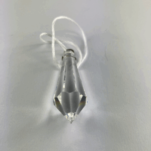 PENDOLO GOCCIA CRISTALLO 4,5 CM