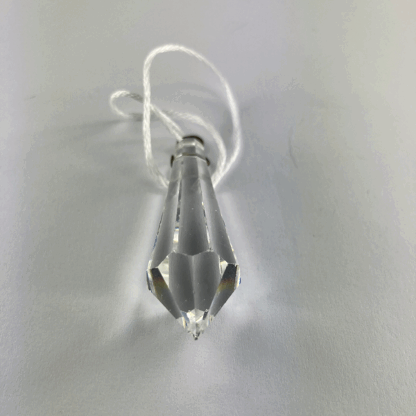 PENDOLO GOCCIA CRISTALLO 4,5 CM