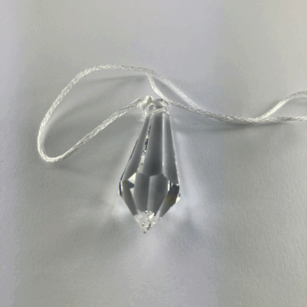 PENDOLO GOCCIA CRISTALLO 4 CM