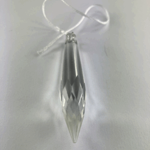 PENDOLO GOCCIA CRISTALLO 6 CM