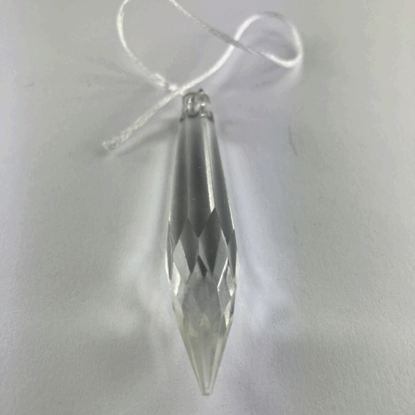 PENDOLO GOCCIA CRISTALLO 6 CM