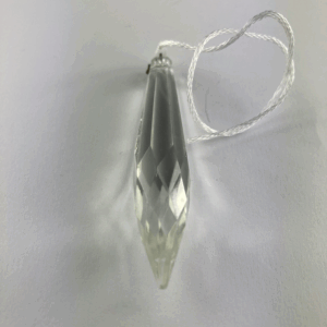 PENDOLO GOCCIA CRISTALLO 6,5 CM