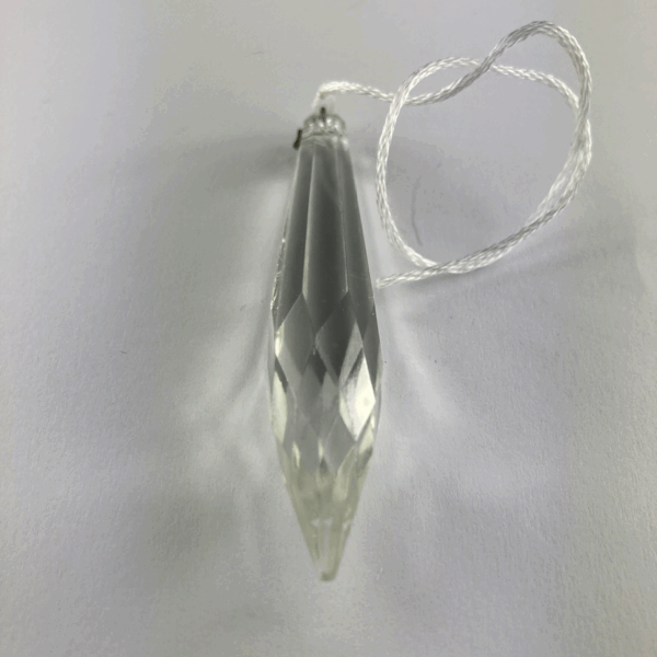 PENDOLO GOCCIA CRISTALLO 6,5 CM