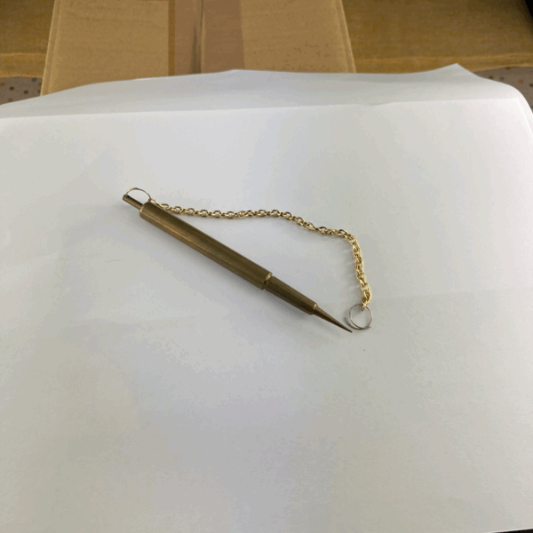 PENDOLO OTTONE LUNGO 12 CM