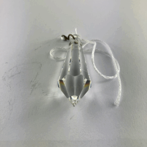 PENDOLO GOCCIA CRISTALLO 4,5 CM - MODEL 3
