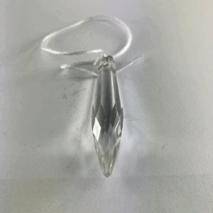 PENDOLO GOCCIA CRISTALLO 5 CM