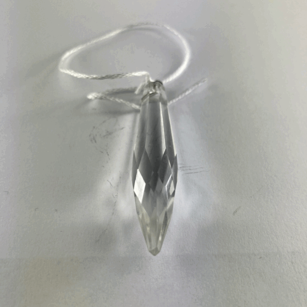 PENDOLO GOCCIA CRISTALLO 5 CM