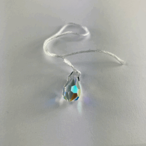 PENDOLO GOCCIA PICCOLA CRISTALLO 2 CM