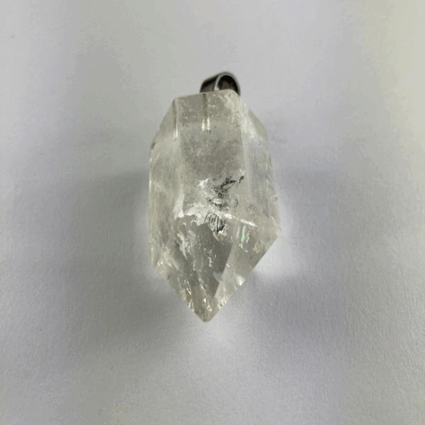 PENDOLO PIETRA QUARZO IALINO 4 CM