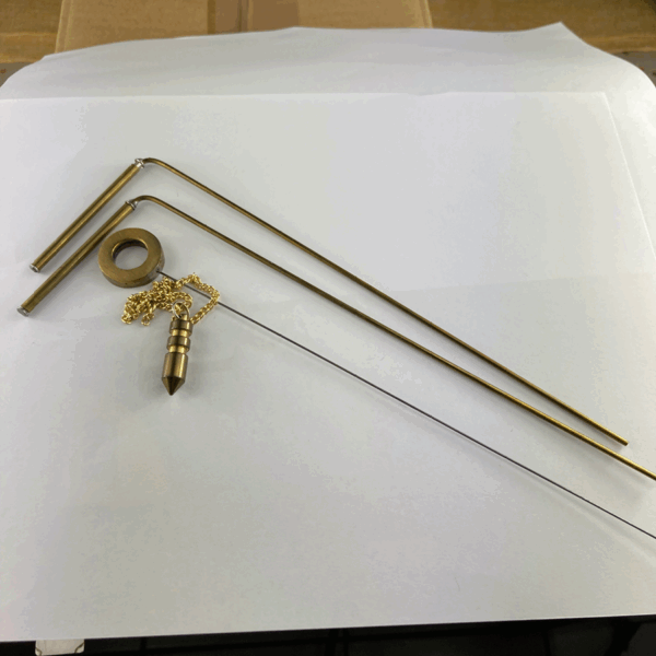 SET BACCHETTE-PENDOLO- BIOTENSOR OTTONE