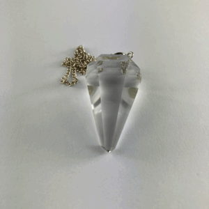 PENDOLO QUARZO IALINO 3 CM