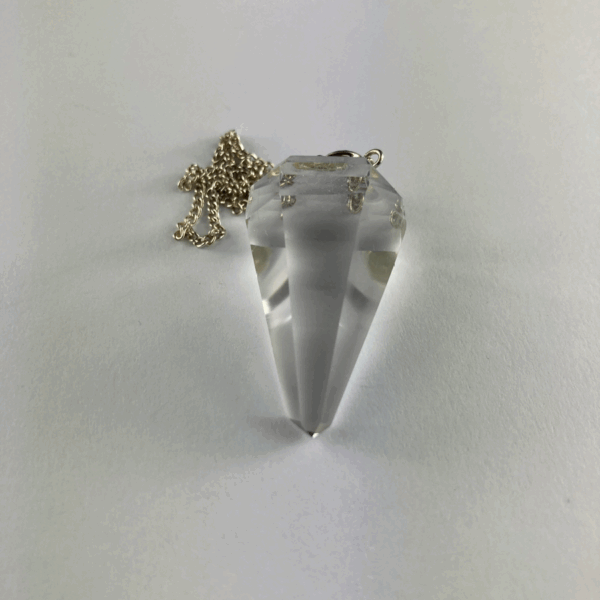 PENDOLO QUARZO IALINO 3 CM