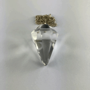PENDOLO PIETRA QUARZO IALINO 3,5 CM MODEL 2