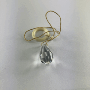 PENDOLO GOCCIA CRISTALLO 2 CM