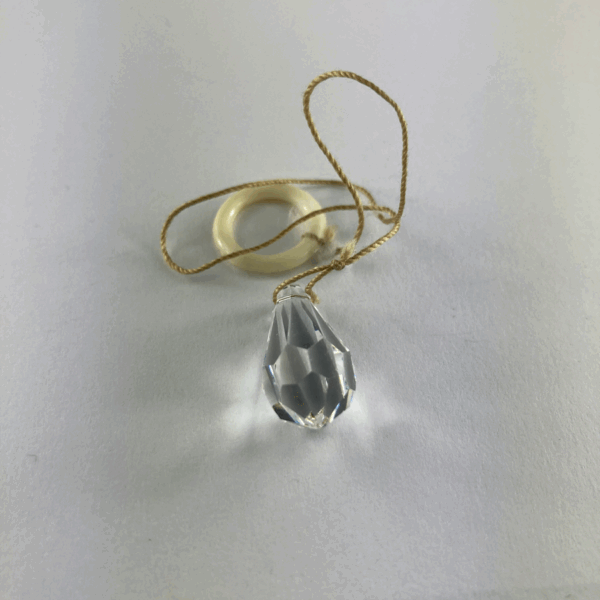 PENDOLO GOCCIA CRISTALLO 2 CM