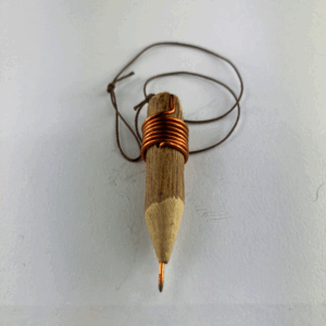 PENDOLO LEGNO LISCIO CON RAME 5 CM