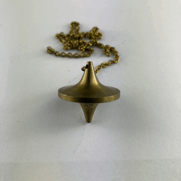 PENDOLO OTTONE LUCIDO TROTTOLA