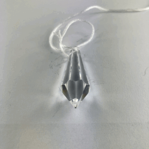 PENDOLO GOCCIA CRISTALLO 4 CM MODEL 2