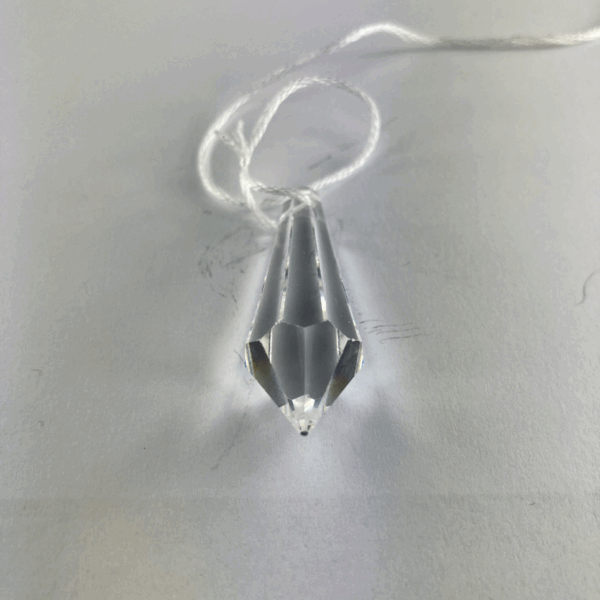 PENDOLO GOCCIA CRISTALLO 4 CM MODEL 2